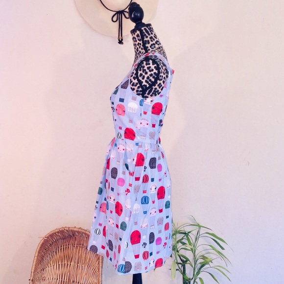 Sold Out 👋 🆕 ModCloth hot air ballon Dress pinup - Picture 7 of 16
